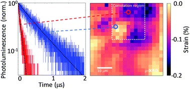 Graphical abstract: Lattice strain causes non-radiative losses in halide perovskites