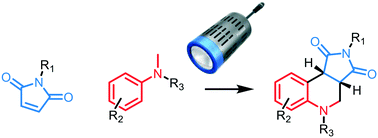 Graphical abstract: Photochemical synthesis of an epigenetic focused tetrahydroquinoline library