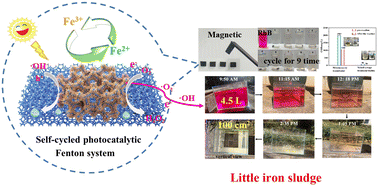 Graphical abstract: Self-cycled photocatalytic Fenton system and rapid degradation of organic pollutants over magnetic 3D MnS nanosheet/iron–nickel foam