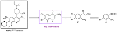 Graphical abstract: Stereoselective synthesis of a KRASG12C inhibitor with a quinoline-piperazine scaffold