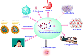 Graphical abstract: Benzimidazole(s): synthons, bioactive lead structures, total synthesis, and the profiling of major bioactive categories