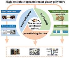 Graphical abstract: High-modulus supramolecular glassy polymers: a review