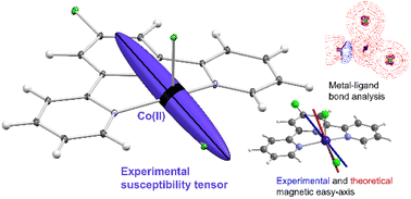Graphical abstract: Experimental determination of the magnetic anisotropy in five-coordinated Co(ii) field-induced single molecule magnets