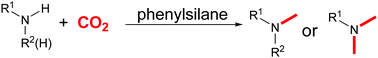 Graphical abstract: Catalyst-free N-methylation of amines using CO2