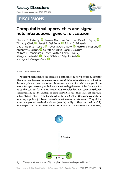 Computational approaches and sigma-hole interactions: general discussion