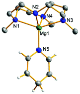 Graphical abstract: 1,4-Dihydropyridyl complexes of magnesium: synthesis by pyridine insertion into the magnesium–silicon bond of triphenylsilyls and catalytic pyridine hydrofunctionalization