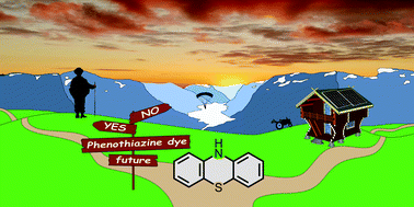 Graphical abstract: Phenothiazine and phenoxazine sensitizers for dye-sensitized solar cells – an investigative review of two complete dye classes