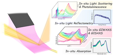 Graphical abstract: Real-time views of morphological evolution in solution-processed organic photovoltaics