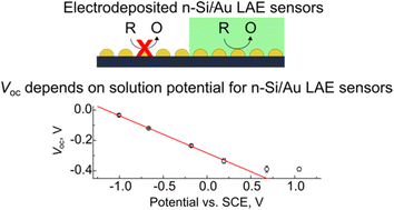 Graphical abstract: Characterizing and understanding the photovoltage in n-Si/Au light-addressable electrochemical sensors