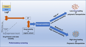 Graphical abstract: Using a systematic and quantitative approach to generate new insights into drug loading of PLGA nanoparticles using nanoprecipitation