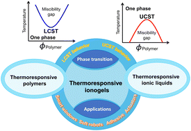 Graphical abstract: Thermoresponsive ionogels