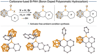 Graphical abstract: Carborane–arene fused boracyclic analogues of polycyclic aromatic hydrocarbons accessed by intramolecular borylation