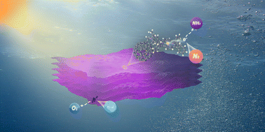 Graphical abstract: Fullerene–porphyrin nanosheets as an efficient catalyst enable solar-light-driven ammonia synthesis