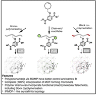 Graphical abstract: Tailoring polymer-metal–organic frameworks (polyMOFs) using telechelic poly(octenamer)s