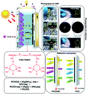 Graphical abstract: A novel multifunctional polymer ionic liquid as an additive in iodide electrolyte combined with silver mirror coating counter electrodes for quasi-solid-state dye-sensitized solar cells