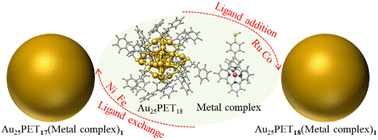 Graphical abstract: Engineering ligand chemistry on Au25 nanoclusters: from unique ligand addition to precisely controllable ligand exchange
