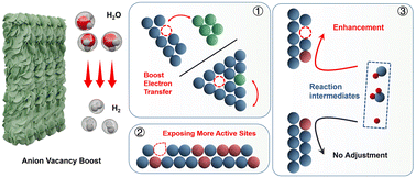 Graphical abstract: Anionic vacancy engineering in the development of electrocatalysts for hydrogen evolution reaction: a review