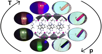 Graphical abstract: Structural rigidity, thermochromism and piezochromism of layered hybrid perovskites containing an interdigitated organic bilayer