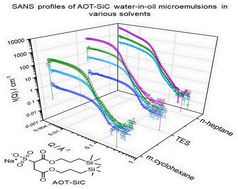 Graphical abstract: Efficient silicon-containing di-chain anionic surfactants for stabilizing oil–water interfaces in microemulsions