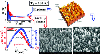 Graphical abstract: Autogenic single p/n-junction solar cells from black-Si nano-grass structures of p-to-n type self-converted electronic configuration