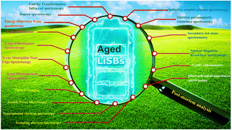 Graphical abstract: Analytical techniques for studying cell aging in lithium–sulfur batteries