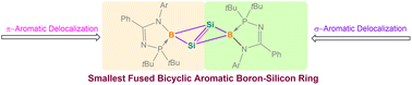 Graphical abstract: A silicon analogue of a fused bicyclic borirene derivative