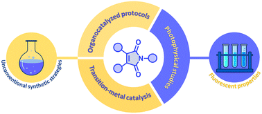 Graphical abstract: Multifaceted maleimide scaffolds in focus: from synthesis to photophysical applications