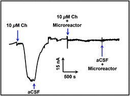 Graphical abstract: A multi-enzyme microreactor-based online electrochemical system for selective and continuous monitoring of acetylcholine