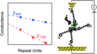 Graphical abstract: Solvent-dependent conductance decay constants in single cluster junctions