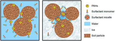 Graphical abstract: Effects of freeze–thawing cycles on desorption behaviors of PAH-contaminated soil in the presence of a biosurfactant: a case study in western Canada