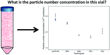 Graphical abstract: Determining what really counts: modeling and measuring nanoparticle number concentrations