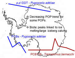 Graphical abstract: POPs in Antarctic ecosystems: is climate change affecting their temporal trends?