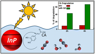 Graphical abstract: Environmentally friendly InP quantum dots as a visible-light catalyst for water treatment