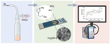Graphical abstract: Fc@ZeNose platform for the detection of four physiologically relevant breath biomarkers: a case study using ethanol, isopropanol, acetic acid, and acetone