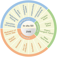Graphical abstract: In situ construction of solid-electrolyte interfaces for metallic Zn anodes in aqueous zinc batteries