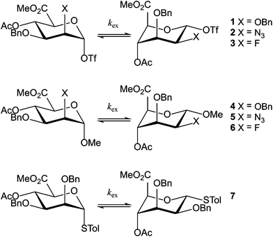 Mannuronic acid esters 1–7.