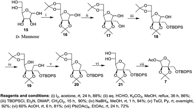 lead tetraacetate mediated one pot oxidative cleavage and
