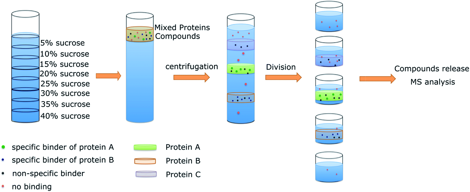 Ultracentrifugationbased multitarget affinity selection mass