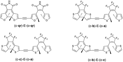 a curve-crossing model to rationalize and optimize diarylethene 