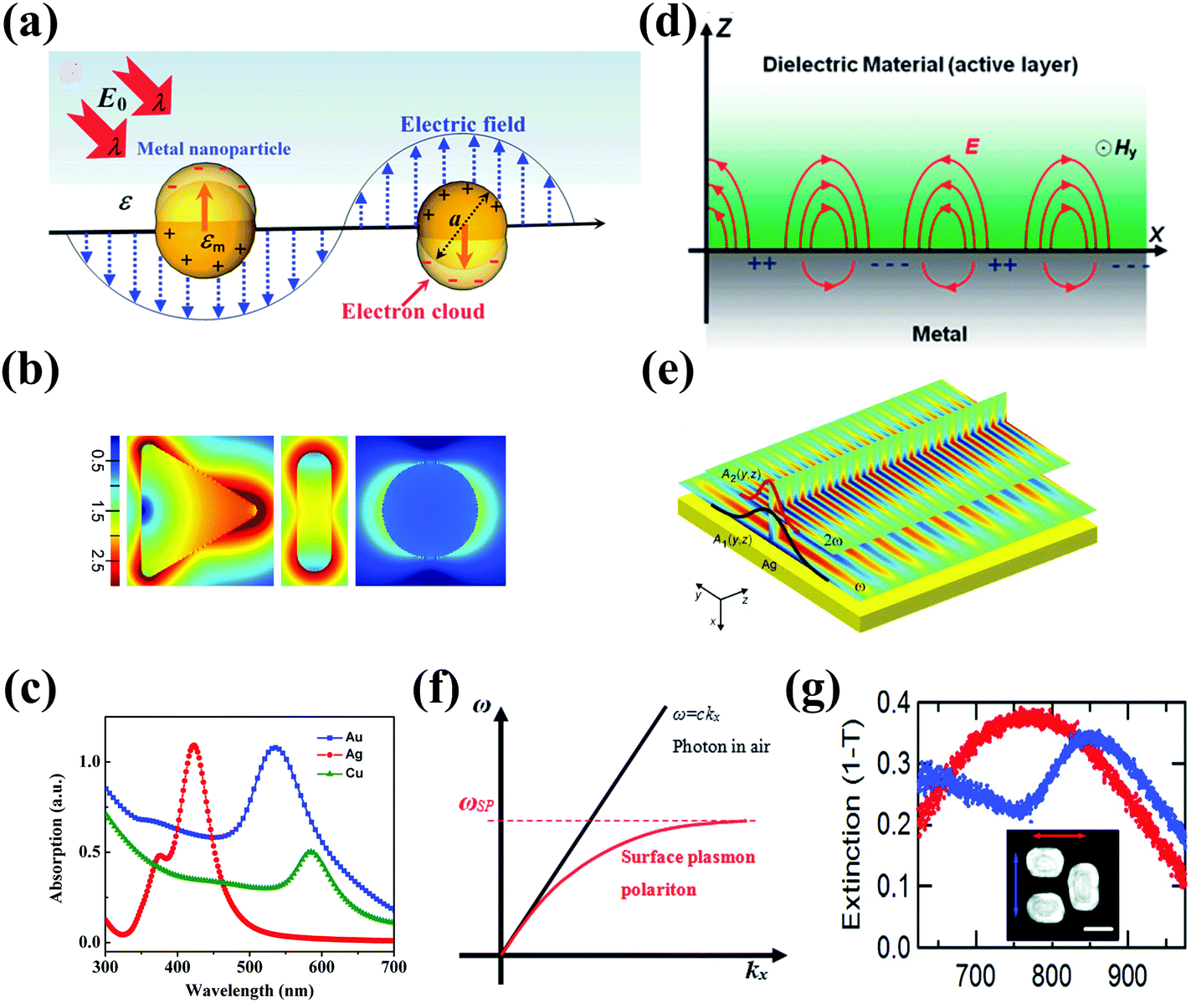 Hybrid nanostructures of metal/two-dimensional nanomaterials for ...