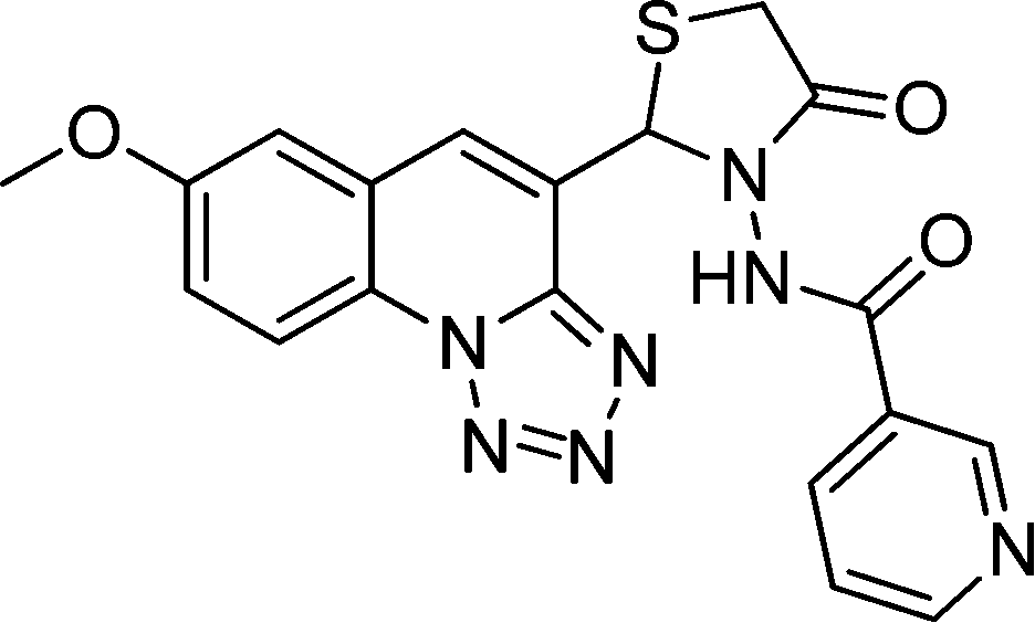 novel tetrazoloquinoline thiazolidinone conjugates as possible 4q image file c6md00278a u17 tif
