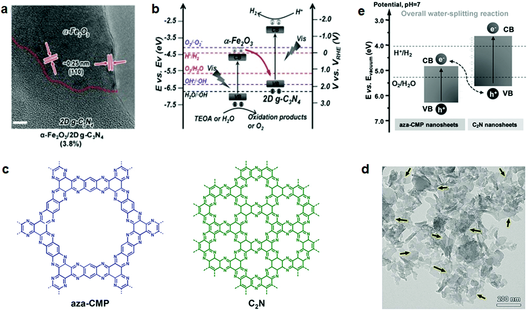 unique physicochemical properties of two dimensional light absorbers