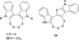 Graphical abstract: Thionation of bisindole derivatives with P4S10 or elemental sulfur