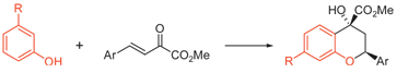 Graphical abstract: Formation of optically active chromanes by catalytic asymmetric tandem oxa-Michael addition–Friedel–Crafts alkylation reactions