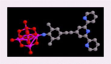 Graphical abstract: Polyoxometalates covalently bonded with terpyridine ligands