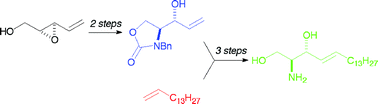 Graphical abstract: A practical synthesis of d-erythro-sphingosine using a cross-metathesis approach