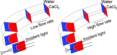 Graphical abstract: Hydrodynamically tunable optofluidic cylindrical microlens