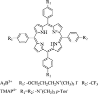 Graphical abstract: Mechanisms of Escherichia coli photodynamic inactivation by an amphiphilic tricationic porphyrin and 5,10,15,20-tetra(4-N,N,N-trimethylammoniumphenyl) porphyrin