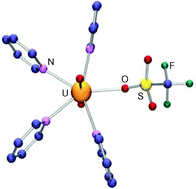 Graphical abstract: Synthesis and crystal structure of pentavalent uranyl complexes. The remarkable stability of UO2X (X = I, SO3CF3) in non-aqueous solutions