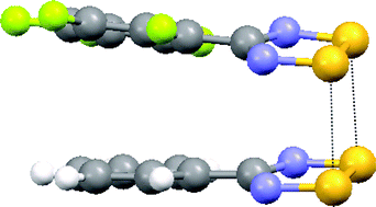 Graphical abstract: Co-crystallisation of thiazyl radicals: preparation and crystal structure of [PhCNSSN][C6F5CNSSN]